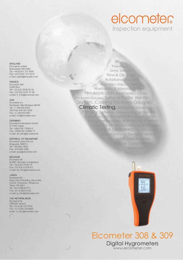 308 Hygrometer used to Measure Surface temperature (Ts) and