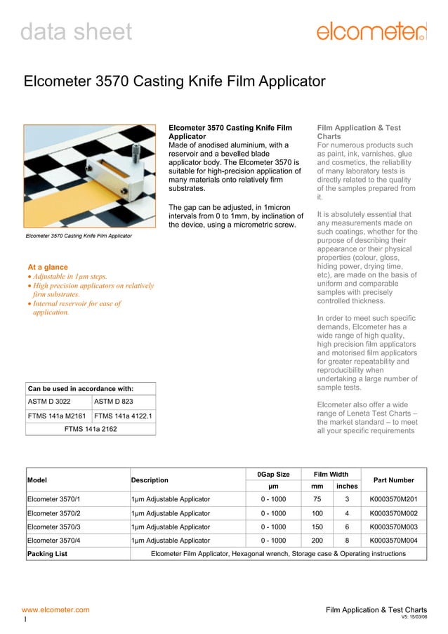 3570castingknifefilmapplicators PDF