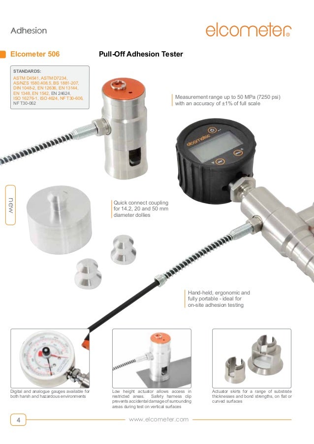 506 pull off adhesion tester lightweight, portable and easy…