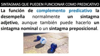 El complemento predicativo