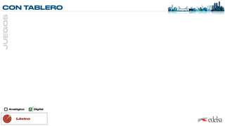 CON TABLERO
Analógico Digital
JUEGOS
Léxico
 