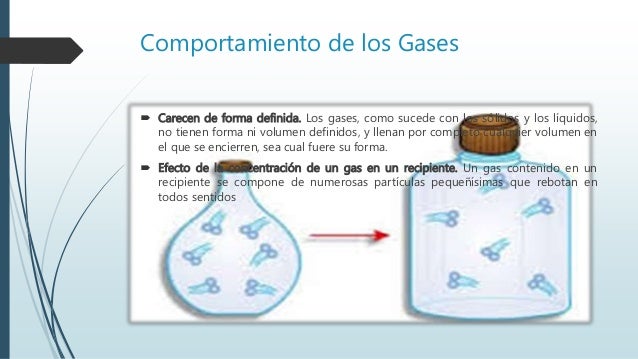 El comportamiento de los gases