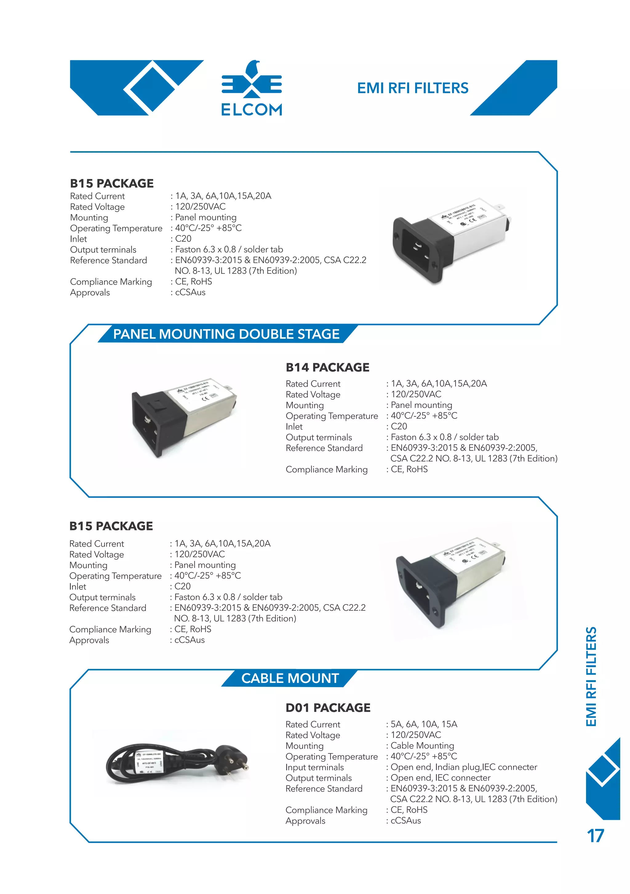 ELCOM INTERNATIONAL Product Family  2020