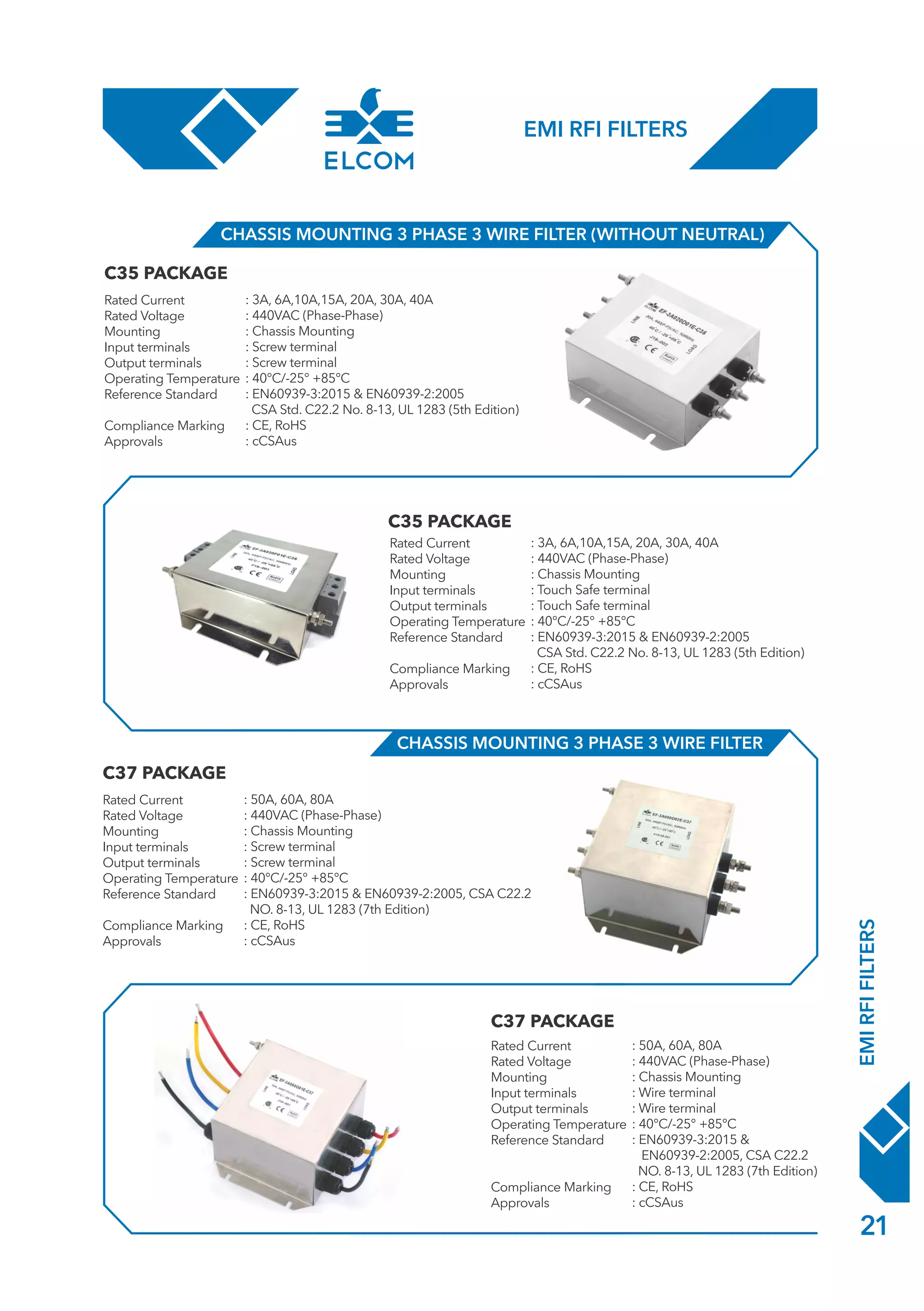 ELCOM INTERNATIONAL Product Family  2020