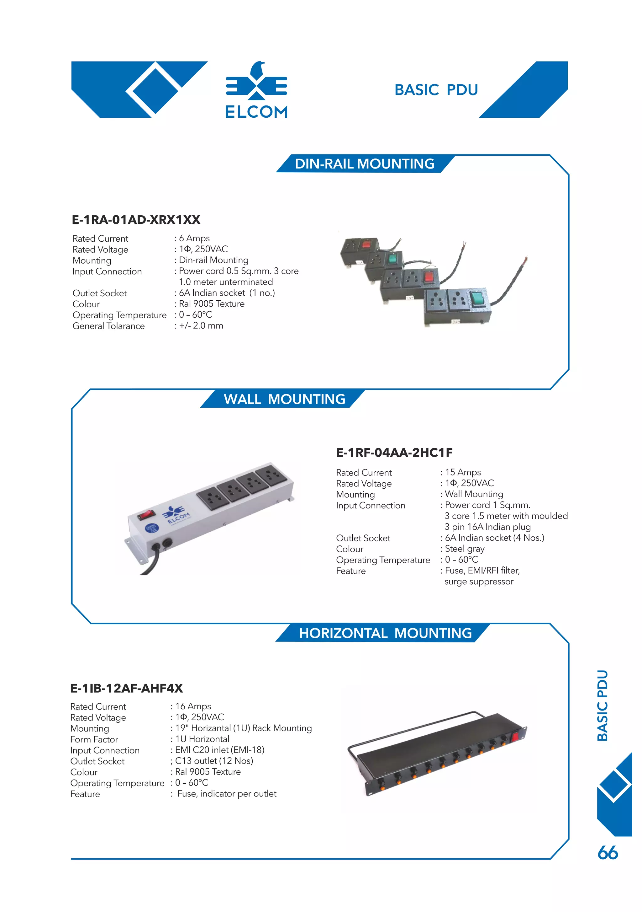 ELCOM INTERNATIONAL Product Family  2020