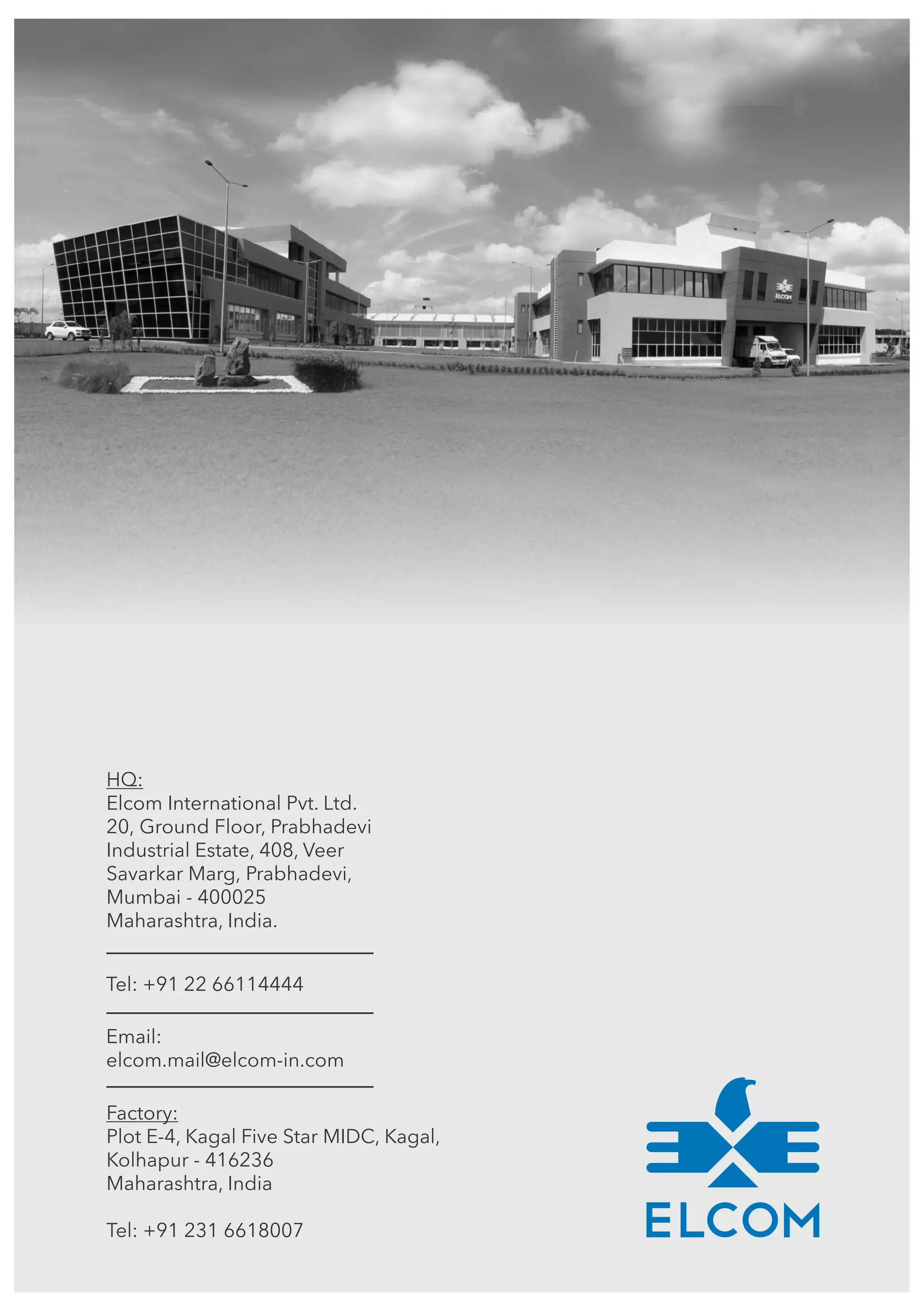 ELCOM INTERNATIONAL Product Family  2020