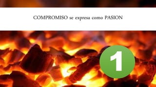 COMPROMISO se expresa como PASION
1
 