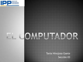 Tania Hinojosa Gaete
          Sección 03
 