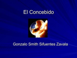 El Concebido Gonzalo Smith Sifuentes Zavala  