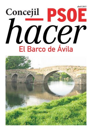 El Barco de Ávila
Concejil
abril 2015
 