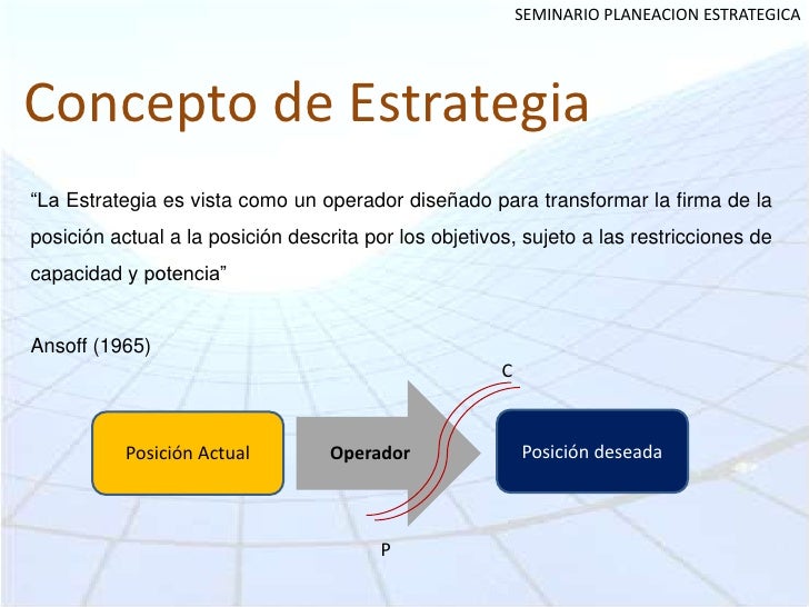 concepto de estrategia Estas estrategias consideran a la empresa como un todo, por lo que su aplicación suele decidir el destino de ésta otras características de las estrategias competitivas son que a través de su aplicación se buscan alcanzar objetivos a largo plazo, son formuladas por los altos directivos de la empresa, y suelen requerir grandes recursos para su ejecución. concepto de estrategia Estas estrategias consideran a la empresa como un todo, por lo que su aplicación suele decidir el destino de ésta otras características de las estrategias competitivas son que a través de su aplicación se buscan alcanzar objetivos a largo plazo, son formuladas por los altos directivos de la empresa, y suelen requerir grandes recursos para su ejecución.