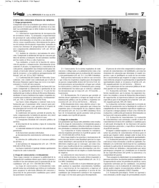 7La Paz, MIÉRCOLES 11 de mayo de 2016
ETAPAS DEL CONCURSO PÚBLICO DE MÉRITOS
1. Etapa preparatoria
Comprende todas las act...