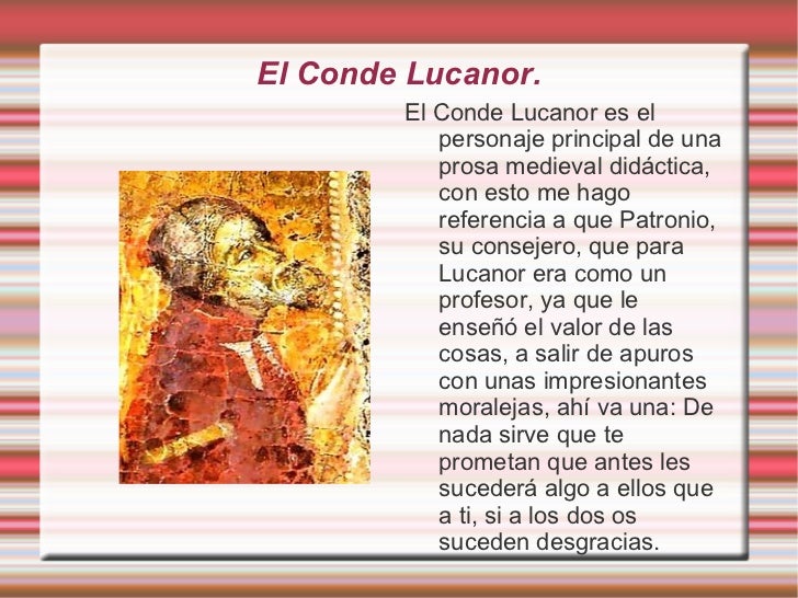 El Conde Lucanor