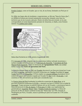 El conflicto del cenepa