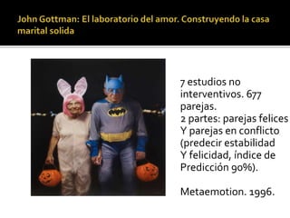  Se refieren a las diversas
maneras de entender los
juegos centrales que rigen
los distintos modos de
enclavamiento negativo en
una relación.
 Es la visión que nos permite
intervenir sobre los círculos
viciosos intrapersonales e
interpersonales que
generan y perpetúan el
conflicto.
 