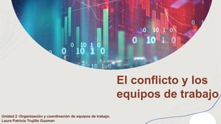 El conflicto y los
equipos de trabajo
Unidad 2 :Organización y coordinación de equipos de trabajo.
Laura Patricia Trujillo Guzman
 