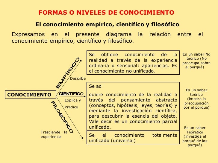 Que Es Conocimiento Filosofico Y Que Es Conocimiento