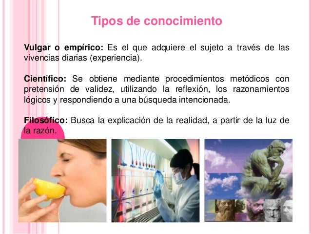 El conocimiento