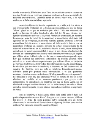 El conocimiento de si mismo | PDF