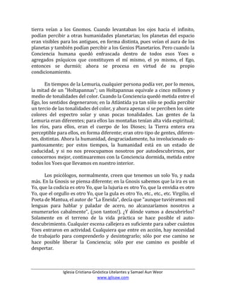 El conocimiento de si mismo | PDF