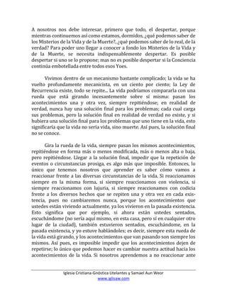 El conocimiento de si mismo | PDF