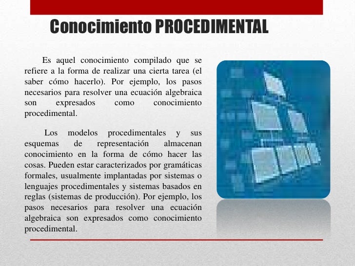 El conocimiento en Inteligencia Artificial