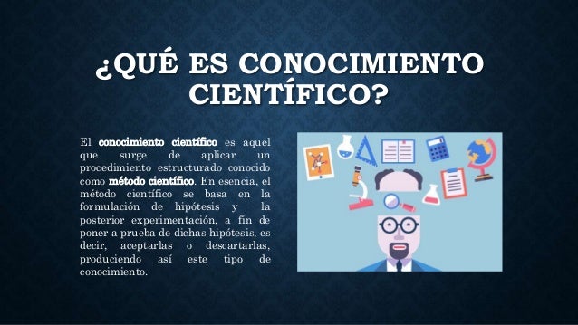 El conocimiento sistematico