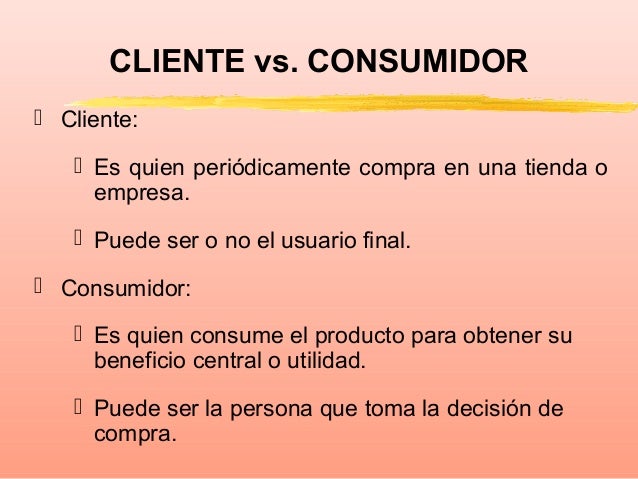 El consumidor