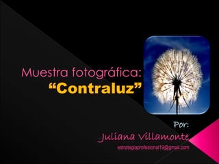 Por:
Juliana Villamonte
   estrategiaprofesional19@gmail.com
 