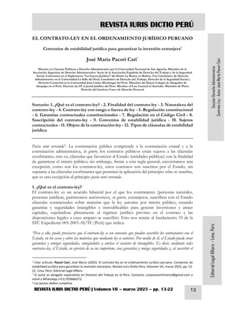 EL CONTRATO-LEY EN EL ORDENAMIENTO JURÍDICO PERUANO | PDF