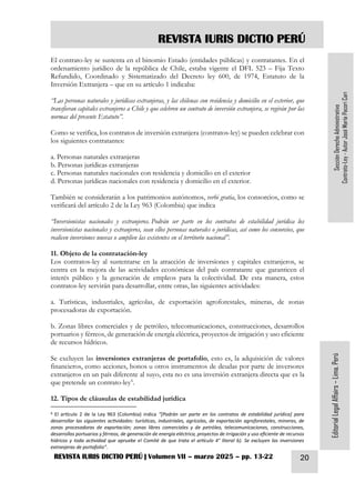 EL CONTRATO-LEY EN EL ORDENAMIENTO JURÍDICO PERUANO | PDF