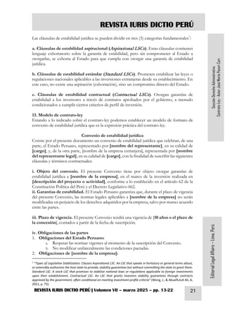 EL CONTRATO-LEY EN EL ORDENAMIENTO JURÍDICO PERUANO | PDF