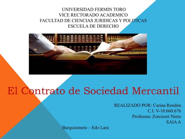 El contrato de sociedad mercantil