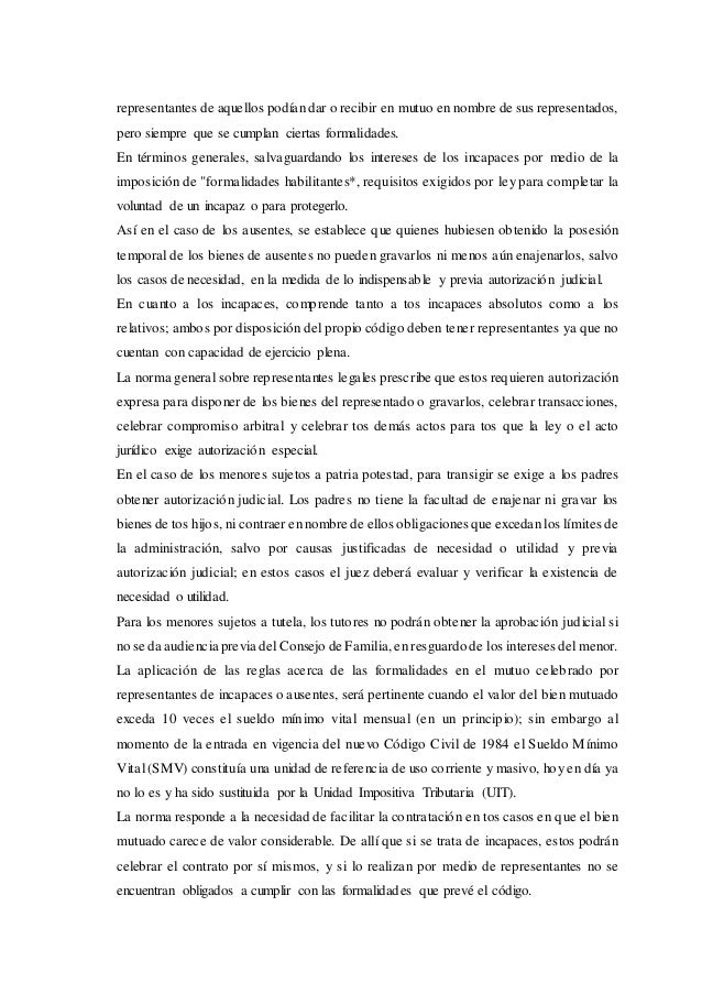 El Contrato Mutuo