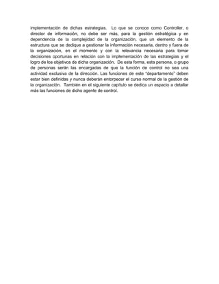 El control de la gestión estratégica | DOCX