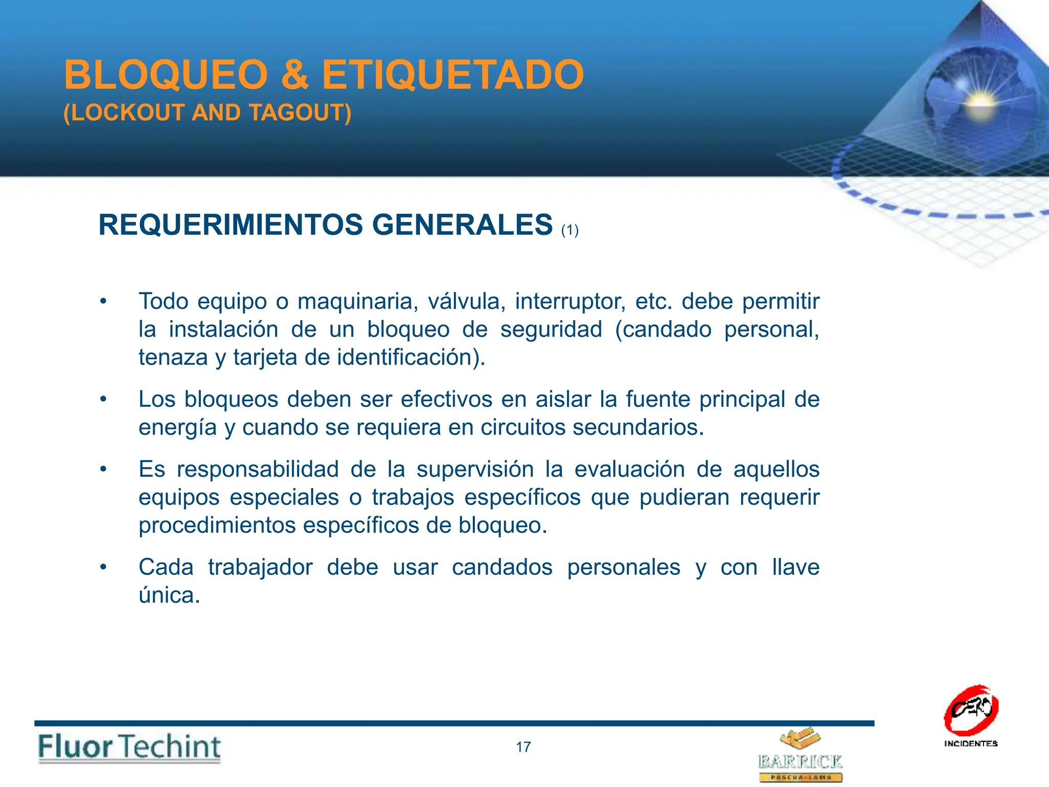 El correcto Lock & Tagout en industrias.ppt