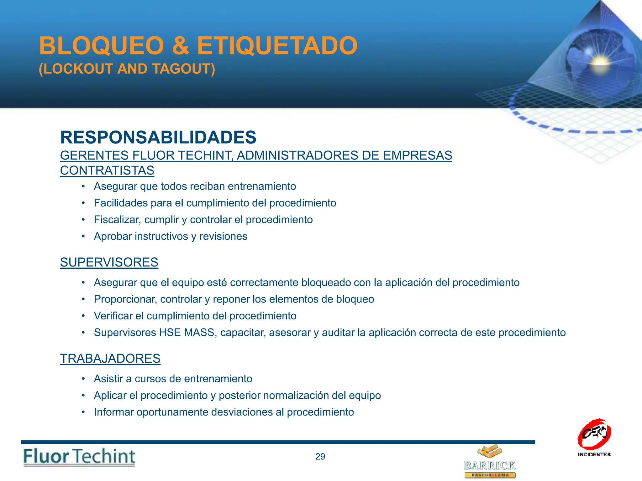 El correcto Lock & Tagout en industrias.ppt