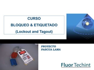 Foto alusiva
PROYECTO
PASCUA LAMA
CURSO
BLOQUEO & ETIQUETADO
(Lockout and Tagout)
 