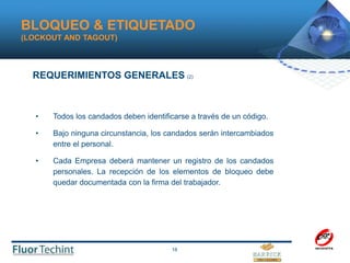El correcto Lock & Tagout en industrias.ppt