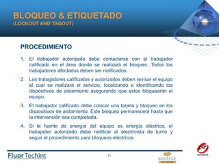El correcto Lock & Tagout en industrias.ppt