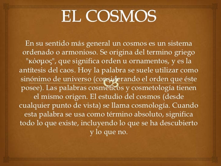 El cosmos
