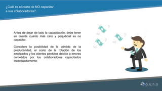 El costo de no capacitar | PPTX