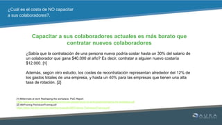 El costo de no capacitar | PPTX