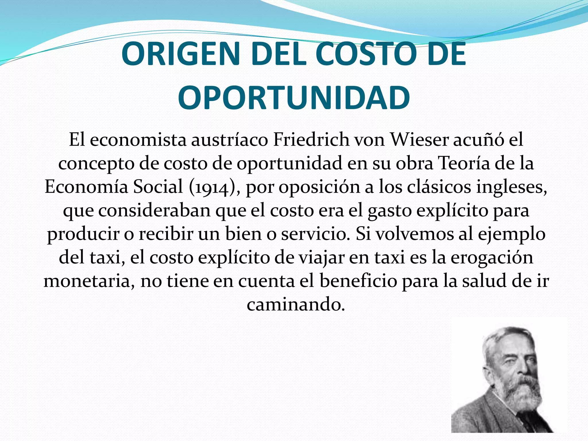 El costo de oportunidad | PPTX | Business | Business and Finance