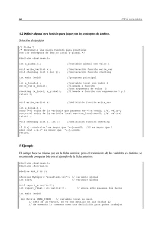 El C++ por la práctica, introducción al lenguaje y su filosofía | PDF