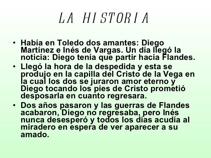 LEYENDA "EL CRISTO DE LA VEGA"