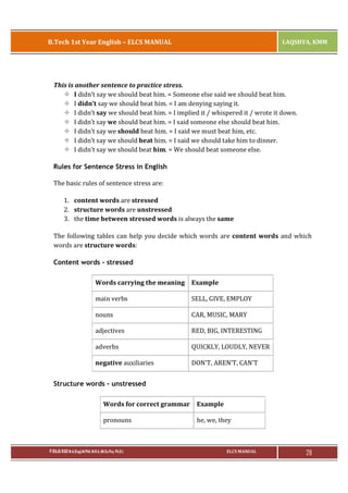 English Language Communication Skills Lab Manual (R13) by Raja Rao Pagidipalli