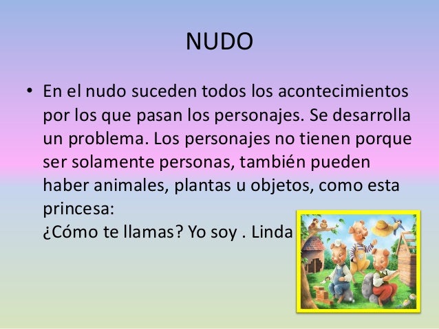 El cuento y sus partes