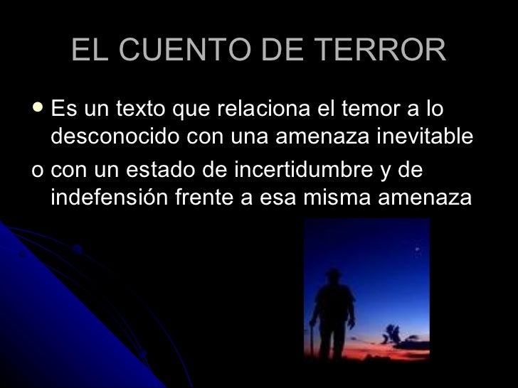 El cuento de terror