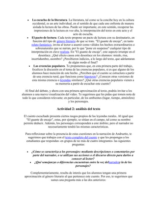 El cuento fantástico